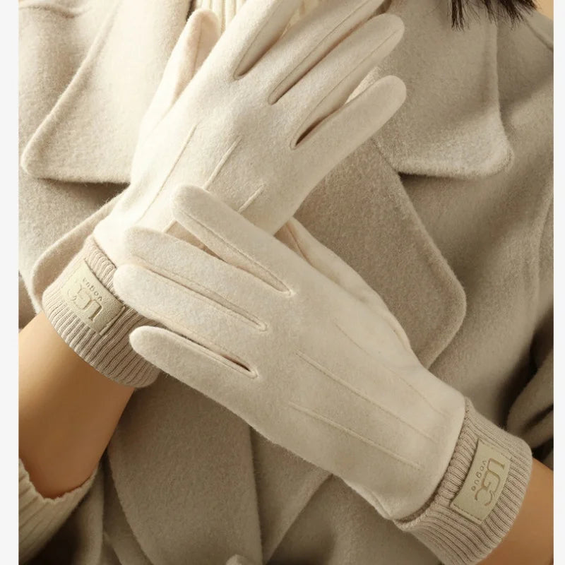 Gants Femme Hiver en Cachemire Doux – Tactiles pour Smartphone | Élégants, Chauds et Confortables