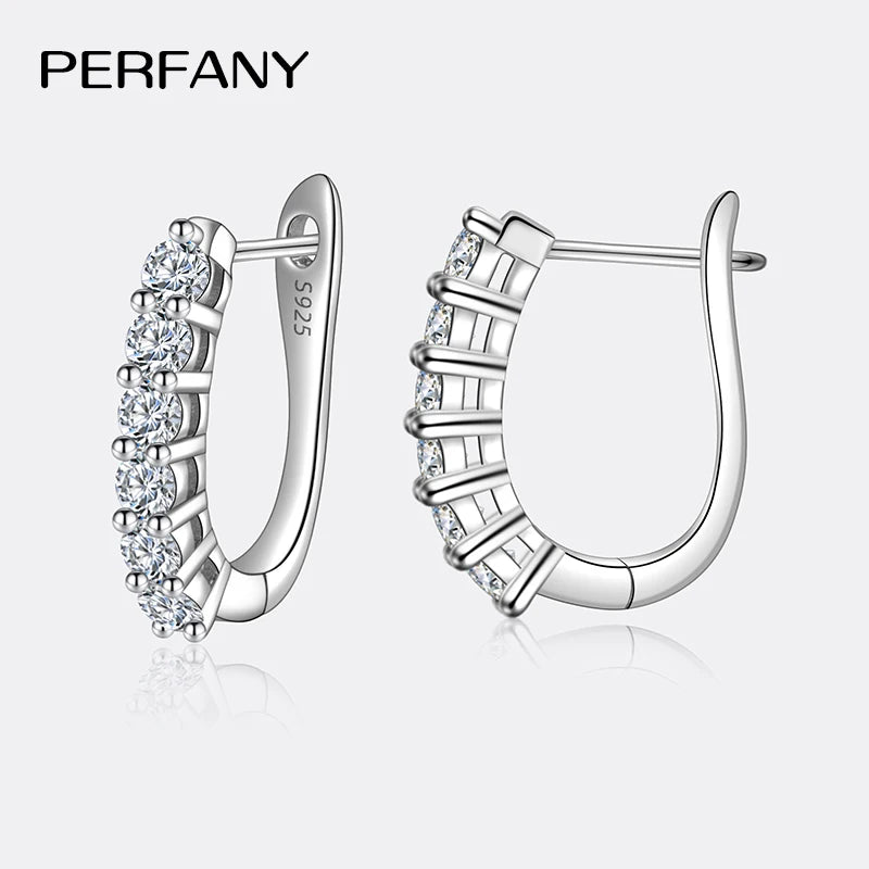 Boucles d’Oreilles Élégantes en Argent 925 – Moissanite 1.3 Carat | Bijoux de Luxe Étincelants et Intemporels
