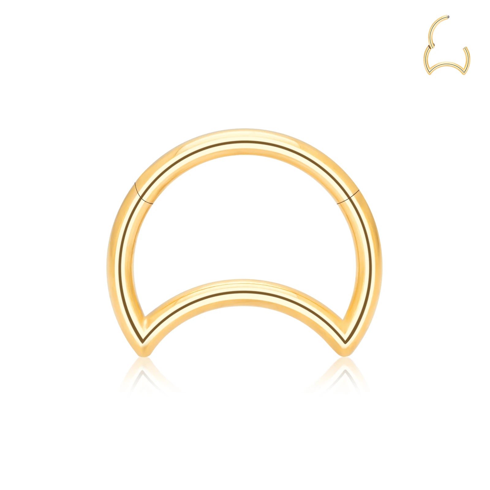 Ensemble de Piercings en Titane – Anneaux Cœur & D-Shape pour Nez, Lèvre et Oreille | Élégance & Confort Haut de Gamme