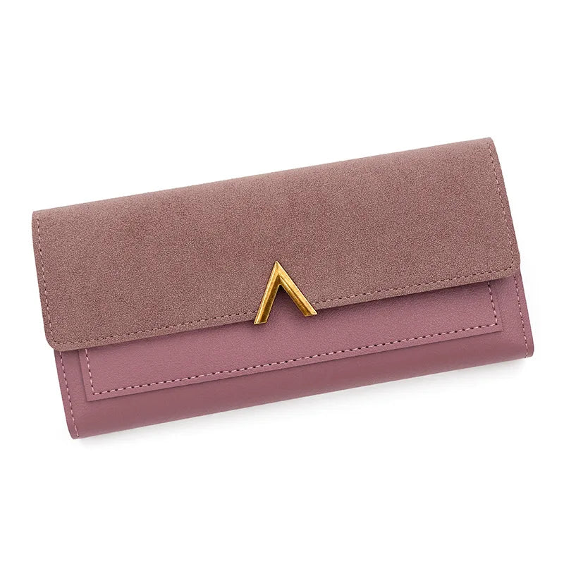 Portefeuille Long Femme Élégant – Cuir Doux, Multi-Rangements & Fermeture Sécurisée | Style Chic et Pratique