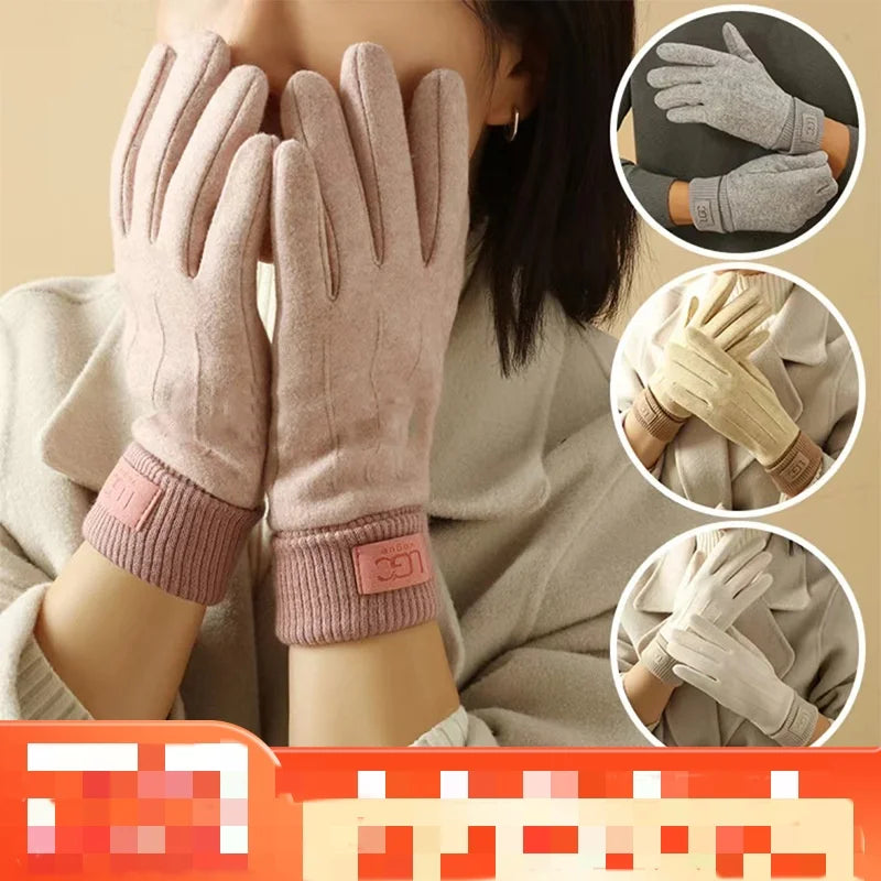 Gants Femme Hiver en Cachemire Doux – Tactiles pour Smartphone | Élégants, Chauds et Confortables