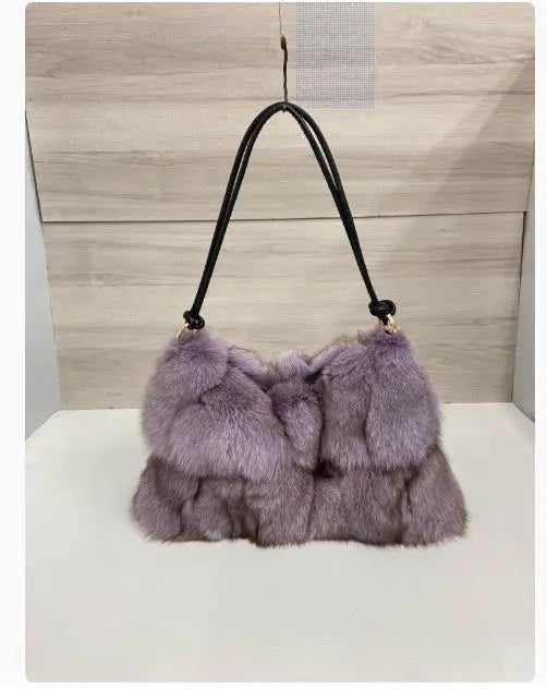 Sac à Main d’Hiver en Fausse Fourrure – Élégance & Douceur | Sac Bandoulière Femme Chic et Tendance