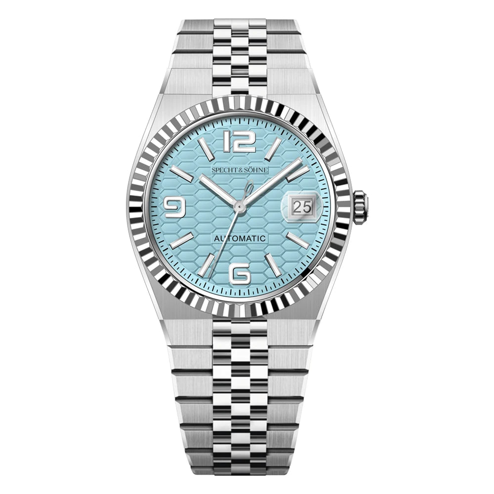 Montre Homme de Luxe Automatique – Acier Inoxydable & Verre Saphir | Étanche 50M, Design Élégant et Mécanisme Miyota