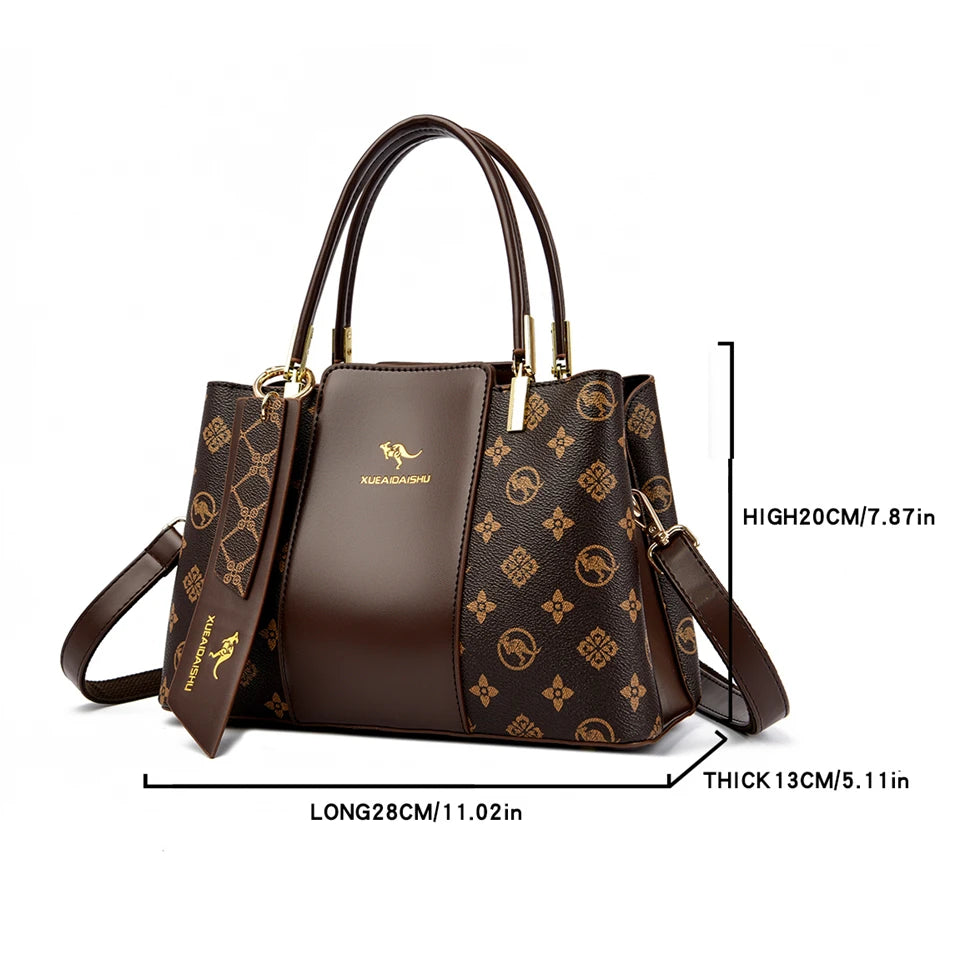 Sac à Main Femme Élégant en Cuir Souple – Grande Capacité & Design Chic | Sac Porté Épaule ou Bandoulière