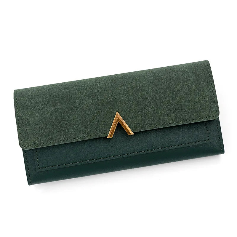 Portefeuille Long Femme Élégant – Cuir Doux, Multi-Rangements & Fermeture Sécurisée | Style Chic et Pratique