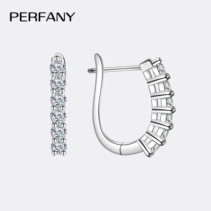 Boucles d’Oreilles Élégantes en Argent 925 – Moissanite 1.3 Carat | Bijoux de Luxe Étincelants et Intemporels