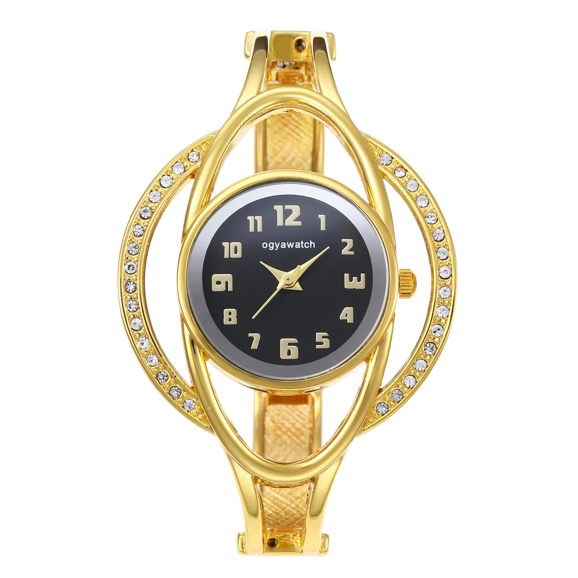 Montre bracelet dorée “Lumière d’Or” – Élégance moderne et raffinement intemporel