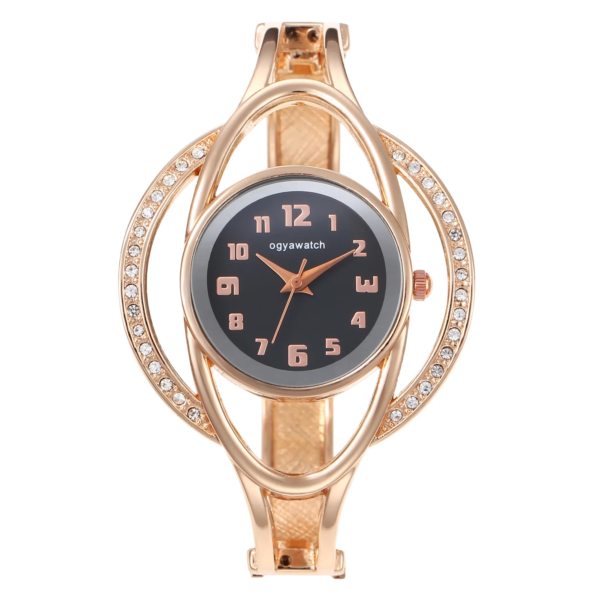 Montre bracelet dorée “Lumière d’Or” – Élégance moderne et raffinement intemporel