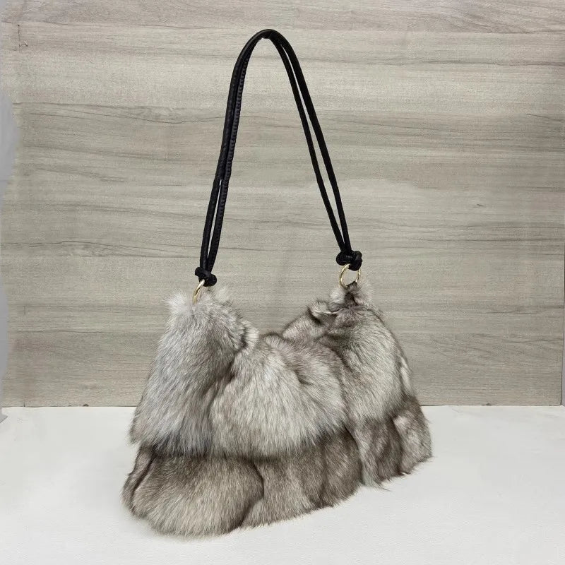 Sac à Main d’Hiver en Fausse Fourrure – Élégance & Douceur | Sac Bandoulière Femme Chic et Tendance