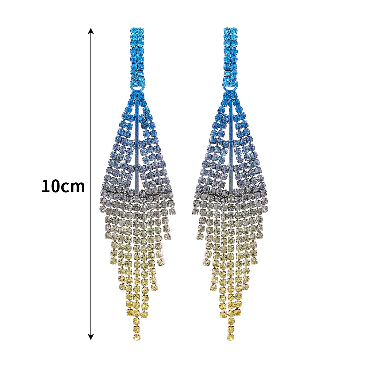 Boucles d’Oreilles Cristal Élégantes – Longues & Scintillantes | Spécial Soirée, Mariage & Événements – Le Monde de Cindy