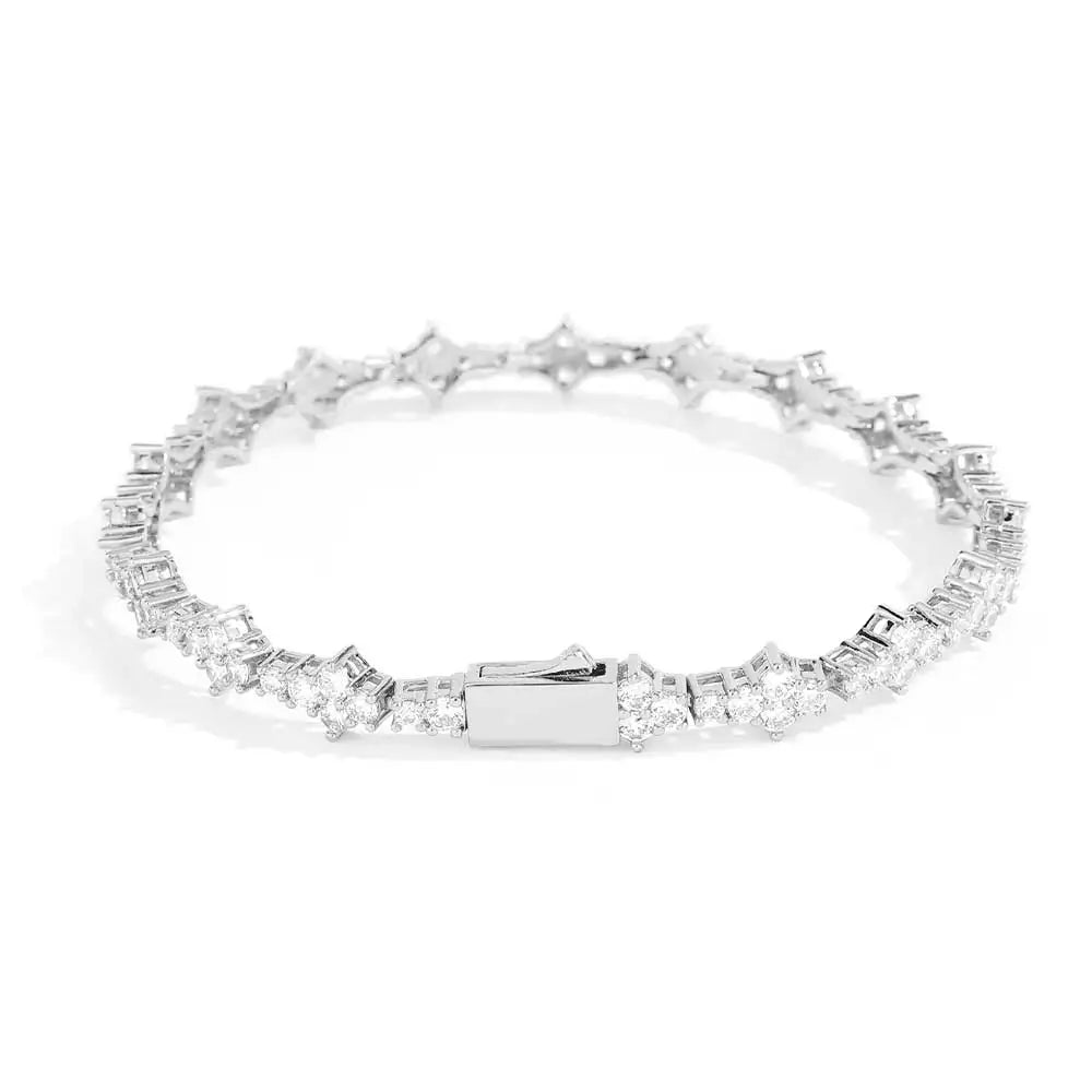 Bracelet Tennis Léger en Zircon Cubique – Bijou Mixte Élégant & Brillant | Style Luxe et Intempore