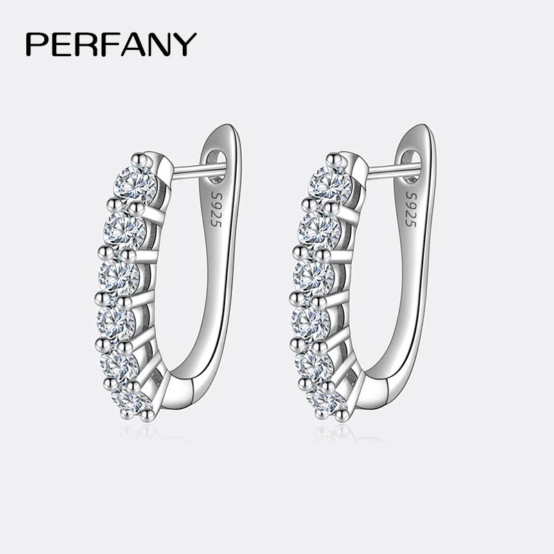 Boucles d’Oreilles Élégantes en Argent 925 – Moissanite 1.3 Carat | Bijoux de Luxe Étincelants et Intemporels