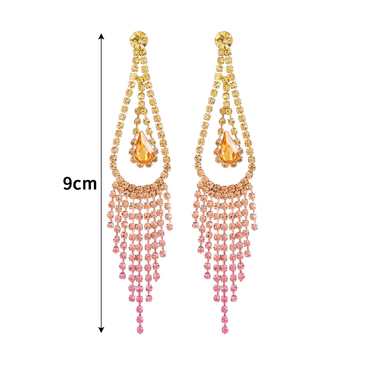 Boucles d’Oreilles Cristal Élégantes – Longues & Scintillantes | Spécial Soirée, Mariage & Événements – Le Monde de Cindy