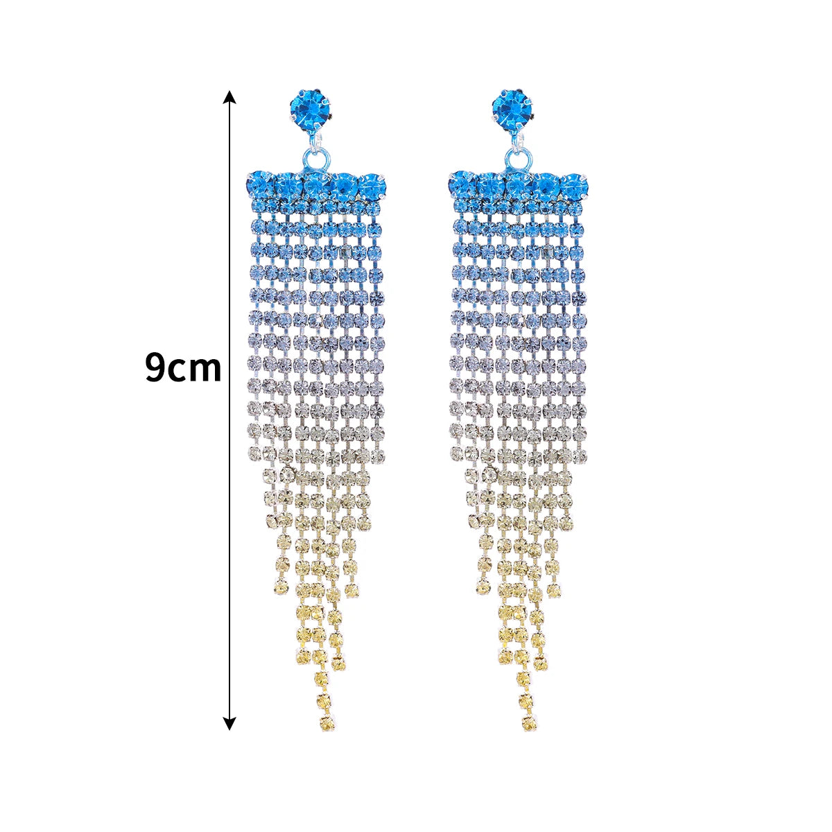 Boucles d’Oreilles Cristal Élégantes – Longues & Scintillantes | Spécial Soirée, Mariage & Événements – Le Monde de Cindy
