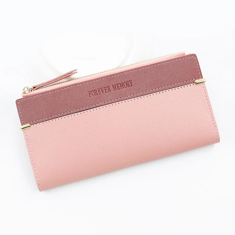 Portefeuille Long Femme Élégant – Cuir Doux, Multi-Rangements & Fermeture Sécurisée | Style Chic et Pratique