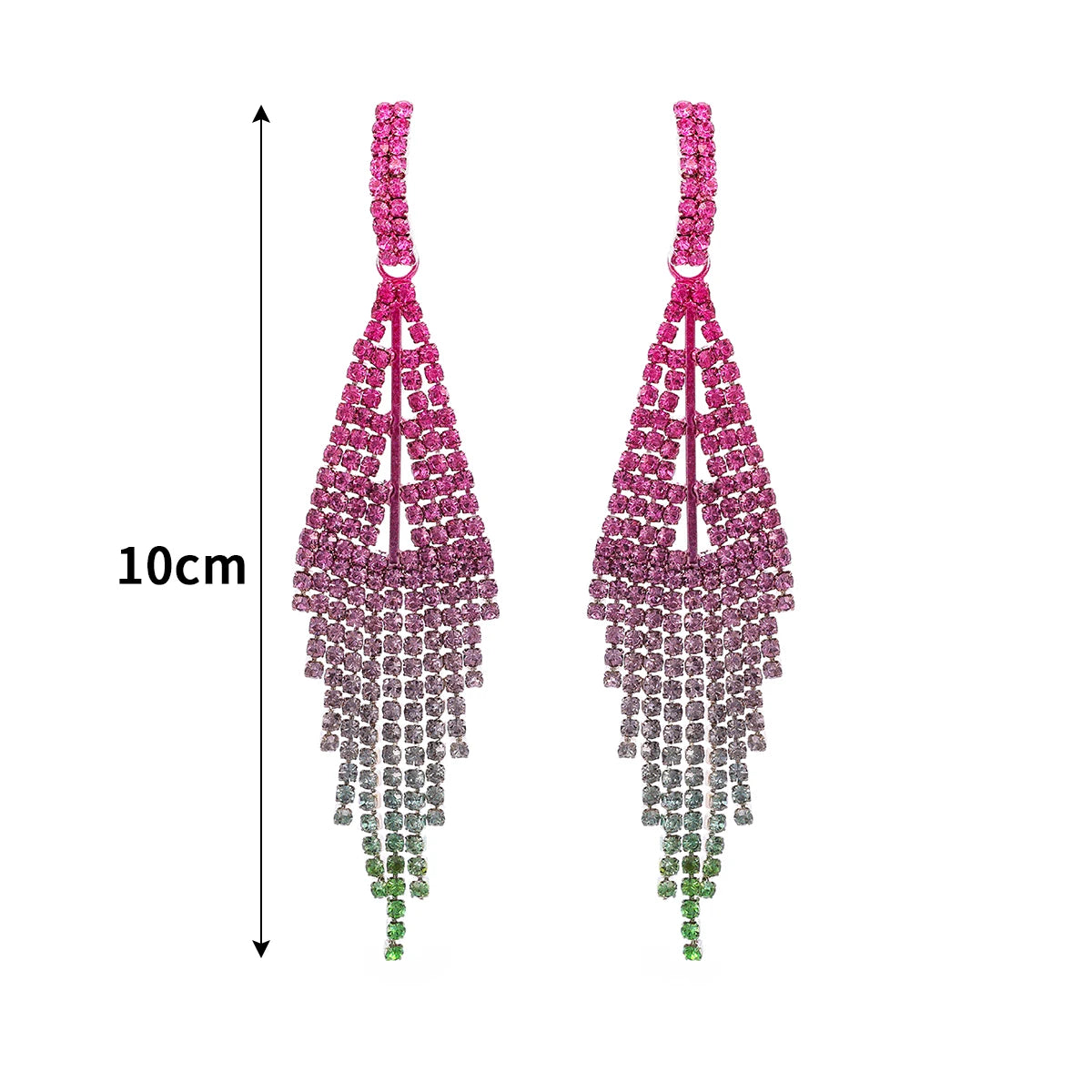 Boucles d’Oreilles Cristal Élégantes – Longues & Scintillantes | Spécial Soirée, Mariage & Événements – Le Monde de Cindy