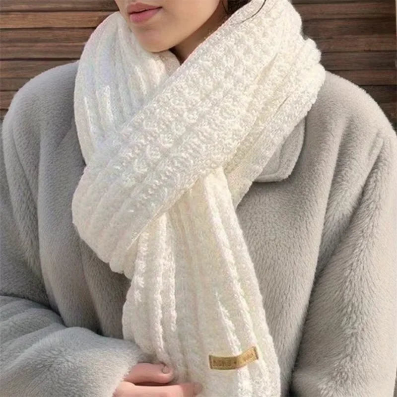 Écharpe Femme en Cachemire Mélangé – Grande Écharpe Chaude et Douce Hiver | Châle Épais Uni Style Élégant