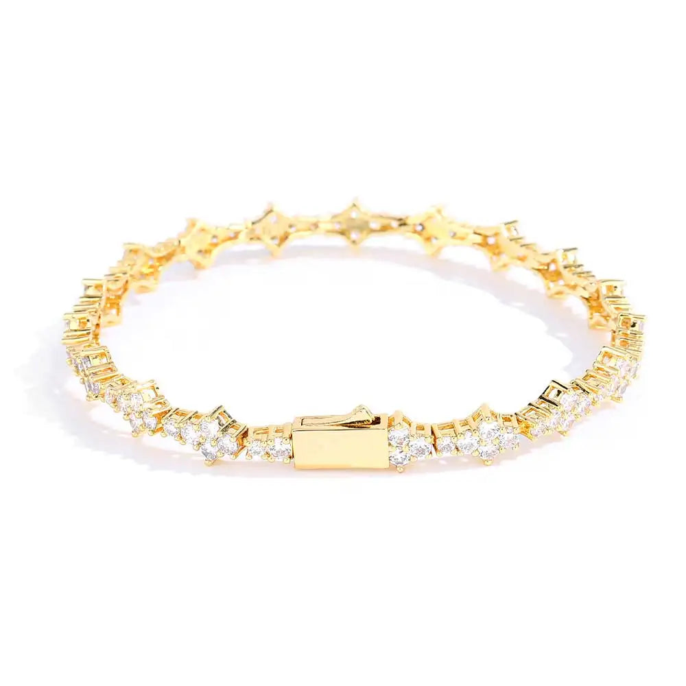 Bracelet Tennis Léger en Zircon Cubique – Bijou Mixte Élégant & Brillant | Style Luxe et Intempore