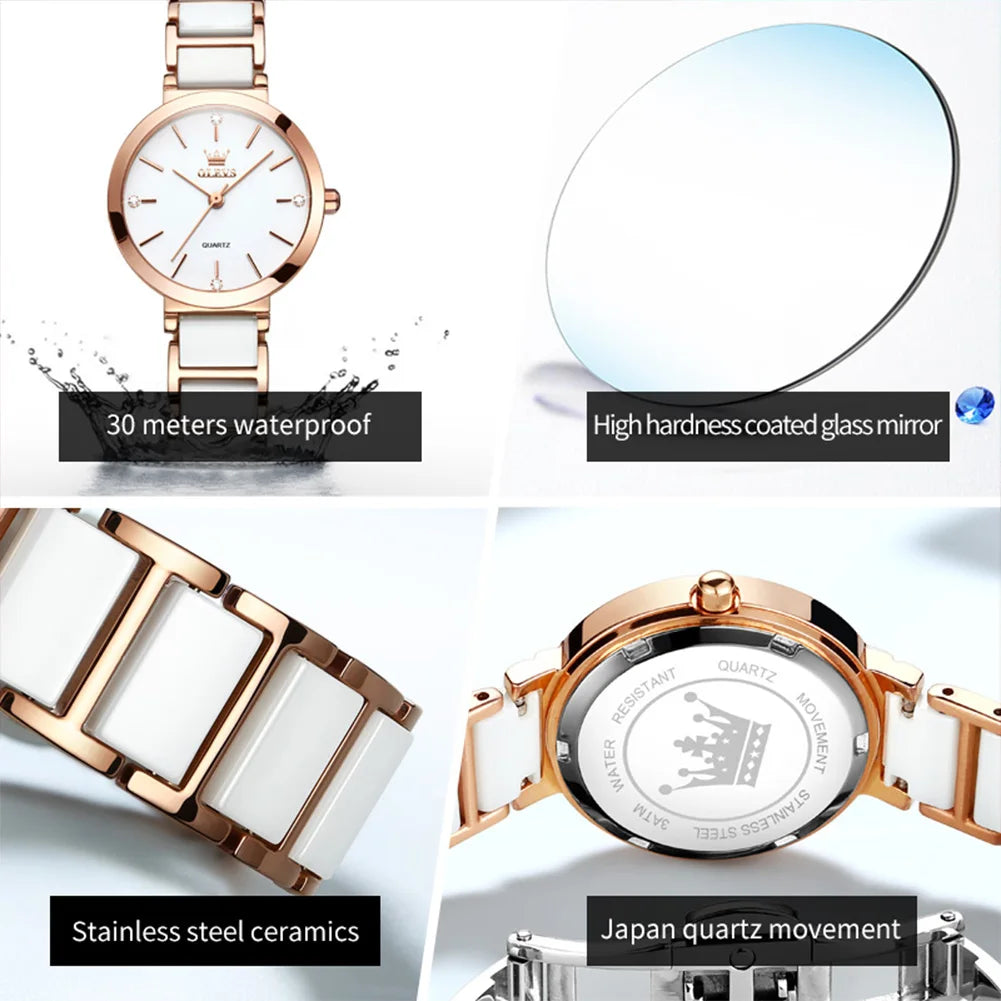 Montre-bracelet de luxe pour femme OLEVS - élégante et tendance