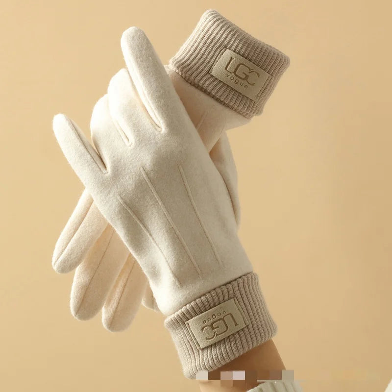 Gants Femme Hiver en Cachemire Doux – Tactiles pour Smartphone | Élégants, Chauds et Confortables