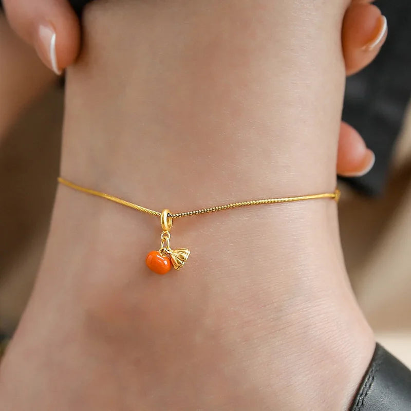 Bracelet de Cheville Femme en Argent 925 – Chaîne Éclatante avec Cristaux Zirconium | Bijou Élégant et Raffiné pour l’Été