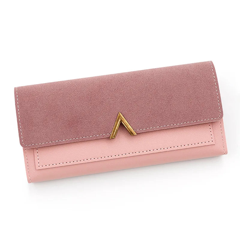 Portefeuille Long Femme Élégant – Cuir Doux, Multi-Rangements & Fermeture Sécurisée | Style Chic et Pratique