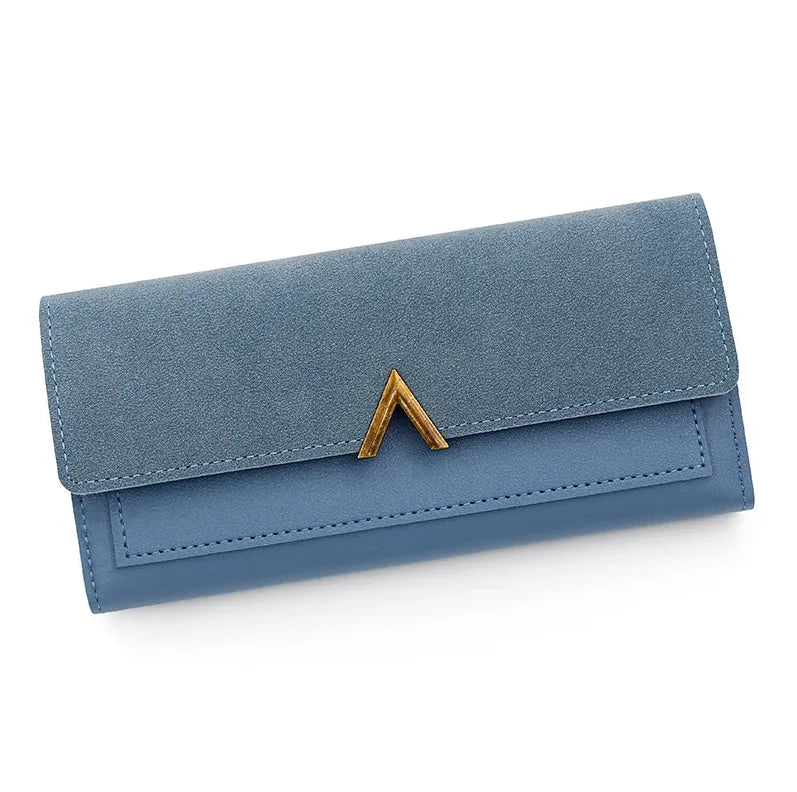Portefeuille Long Femme Élégant – Cuir Doux, Multi-Rangements & Fermeture Sécurisée | Style Chic et Pratique