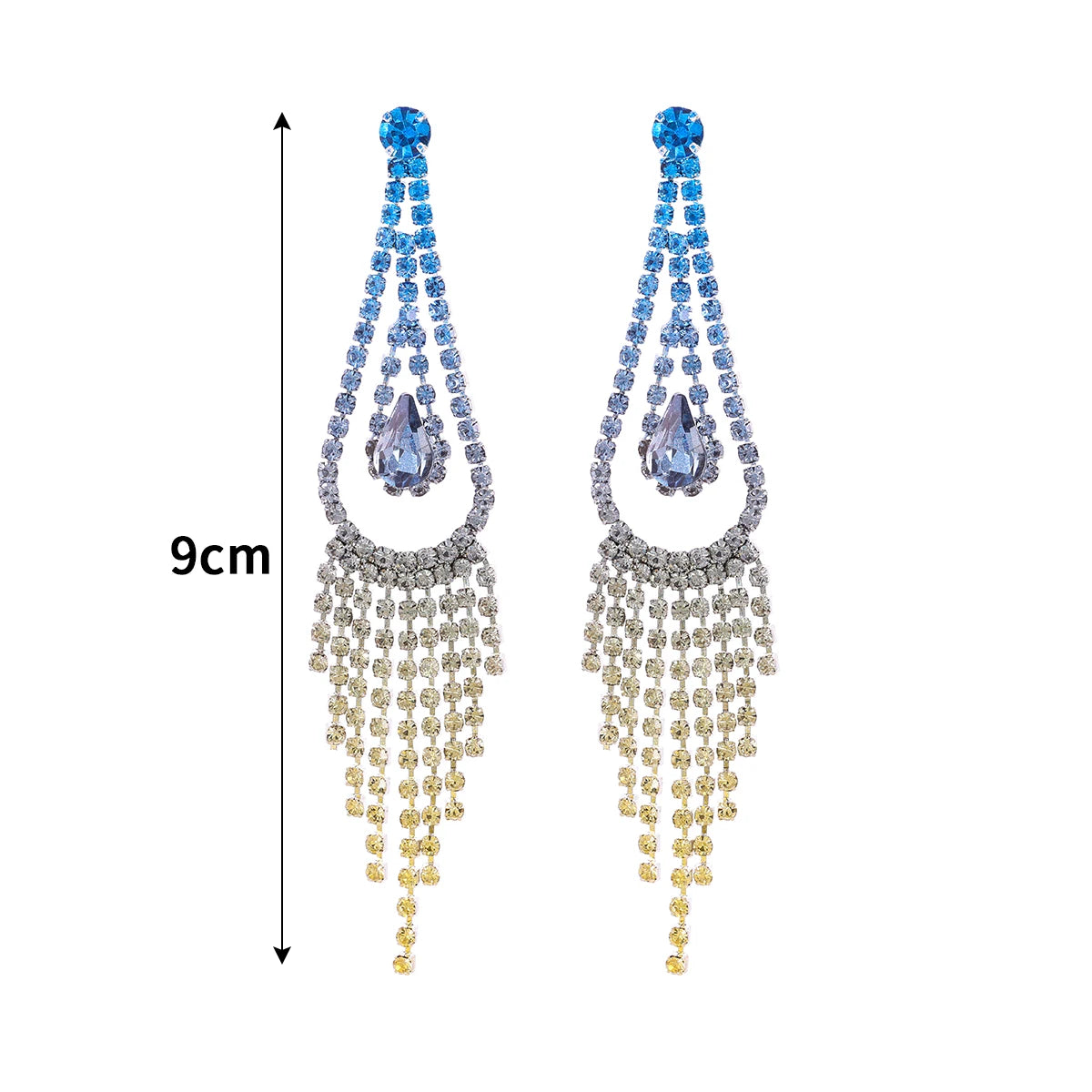 Boucles d’Oreilles Cristal Élégantes – Longues & Scintillantes | Spécial Soirée, Mariage & Événements – Le Monde de Cindy