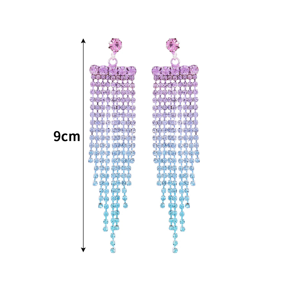 Boucles d’Oreilles Cristal Élégantes – Longues & Scintillantes | Spécial Soirée, Mariage & Événements – Le Monde de Cindy