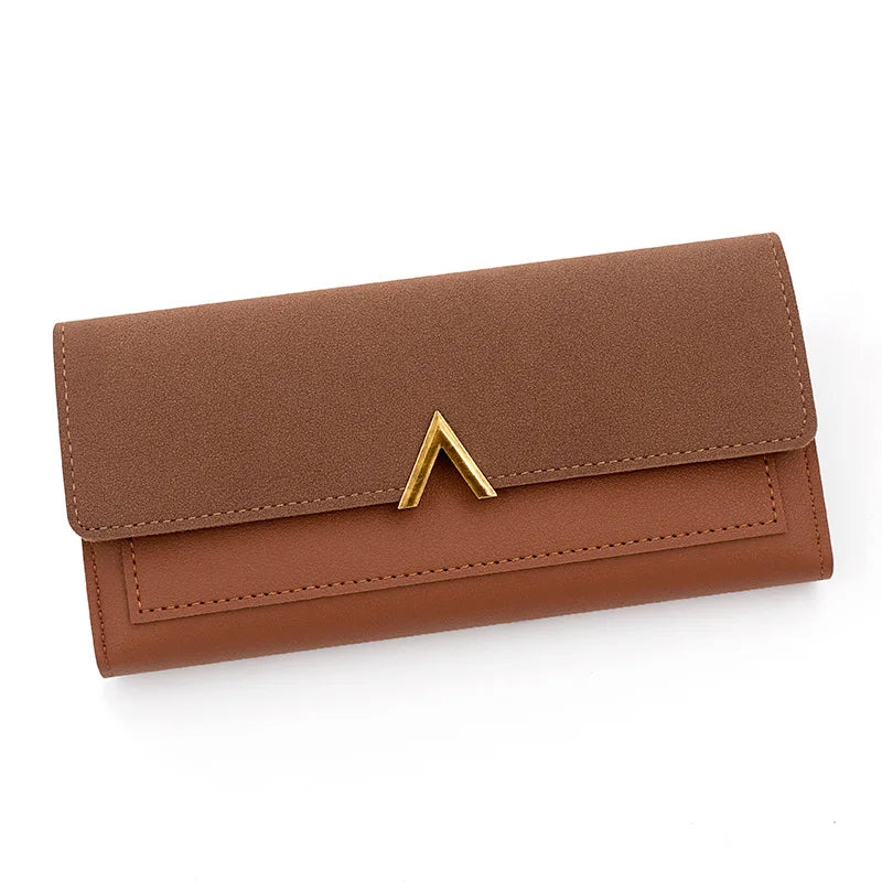 Portefeuille Long Femme Élégant – Cuir Doux, Multi-Rangements & Fermeture Sécurisée | Style Chic et Pratique