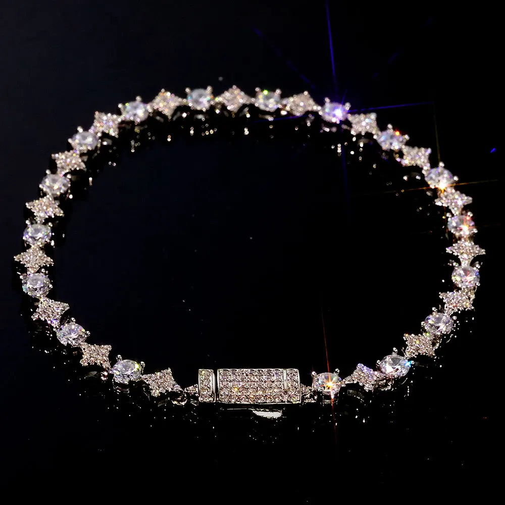 Bracelet Tennis Léger en Zircon Cubique – Bijou Mixte Élégant & Brillant | Style Luxe et Intempore
