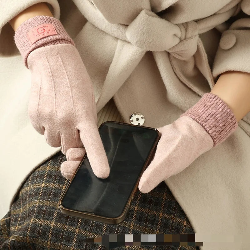 Gants Femme Hiver en Cachemire Doux – Tactiles pour Smartphone | Élégants, Chauds et Confortables
