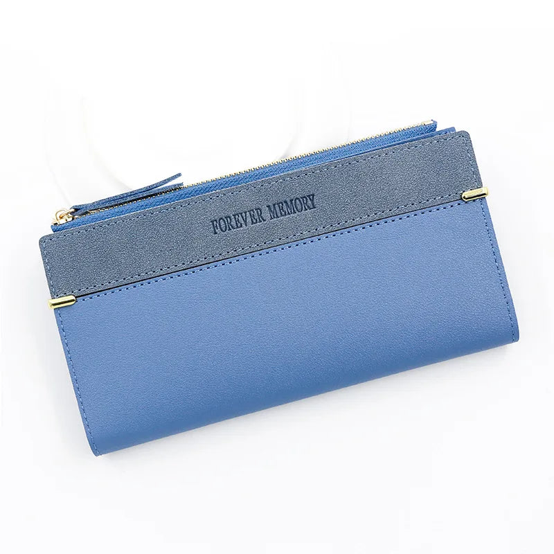 Portefeuille Long Femme Élégant – Cuir Doux, Multi-Rangements & Fermeture Sécurisée | Style Chic et Pratique