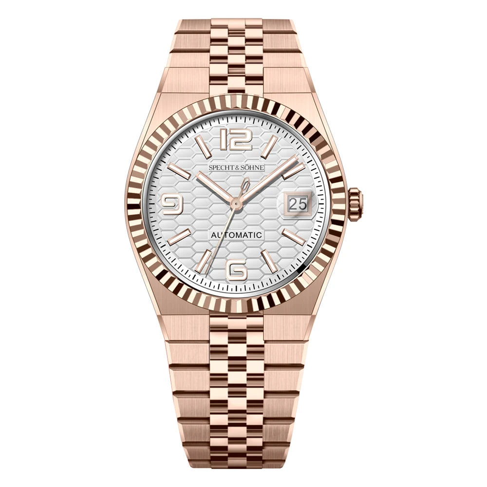 Montre Homme de Luxe Automatique – Acier Inoxydable & Verre Saphir | Étanche 50M, Design Élégant et Mécanisme Miyota