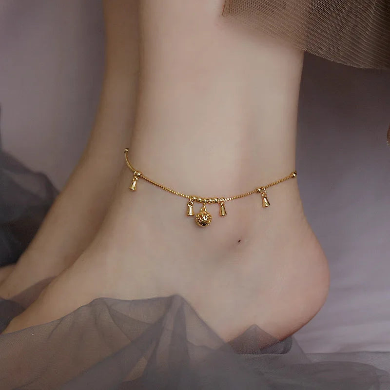Bracelet de Cheville Femme en Argent 925 – Chaîne Éclatante avec Cristaux Zirconium | Bijou Élégant et Raffiné pour l’Été