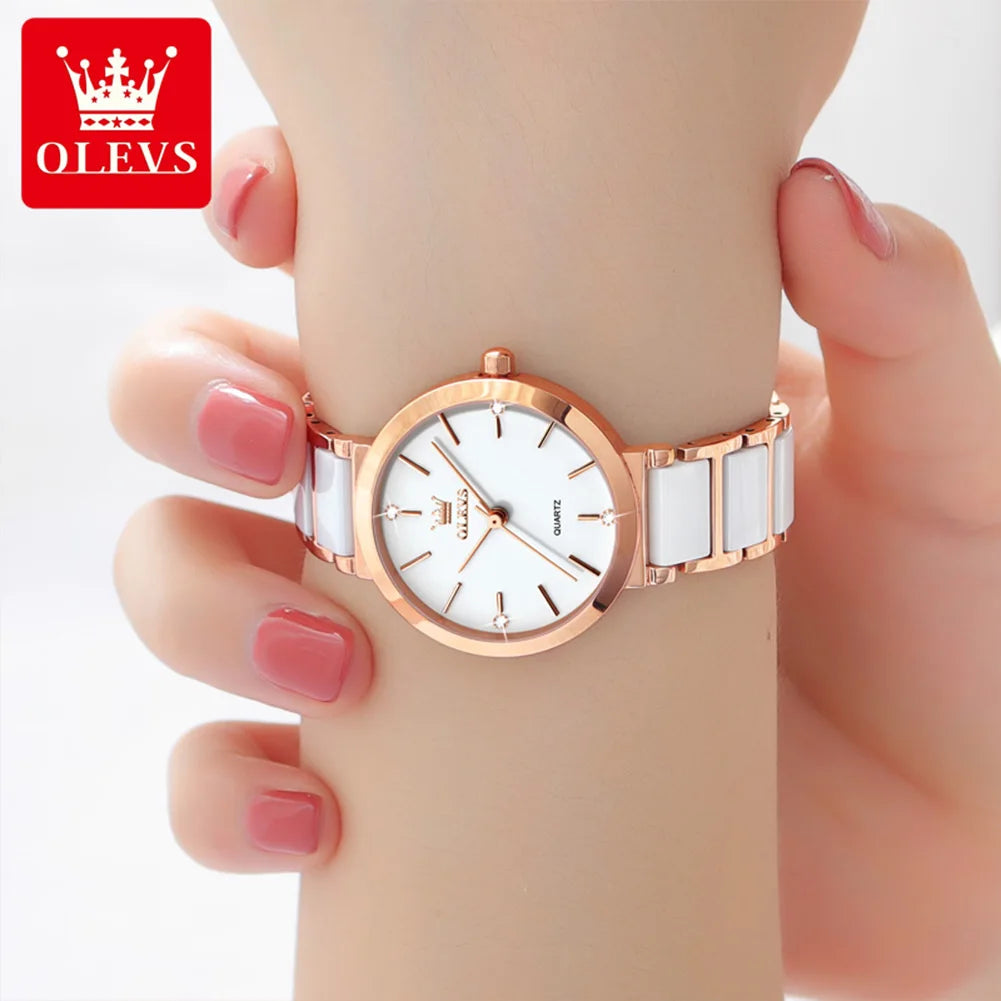 Montre-bracelet de luxe pour femme OLEVS - élégante et tendance
