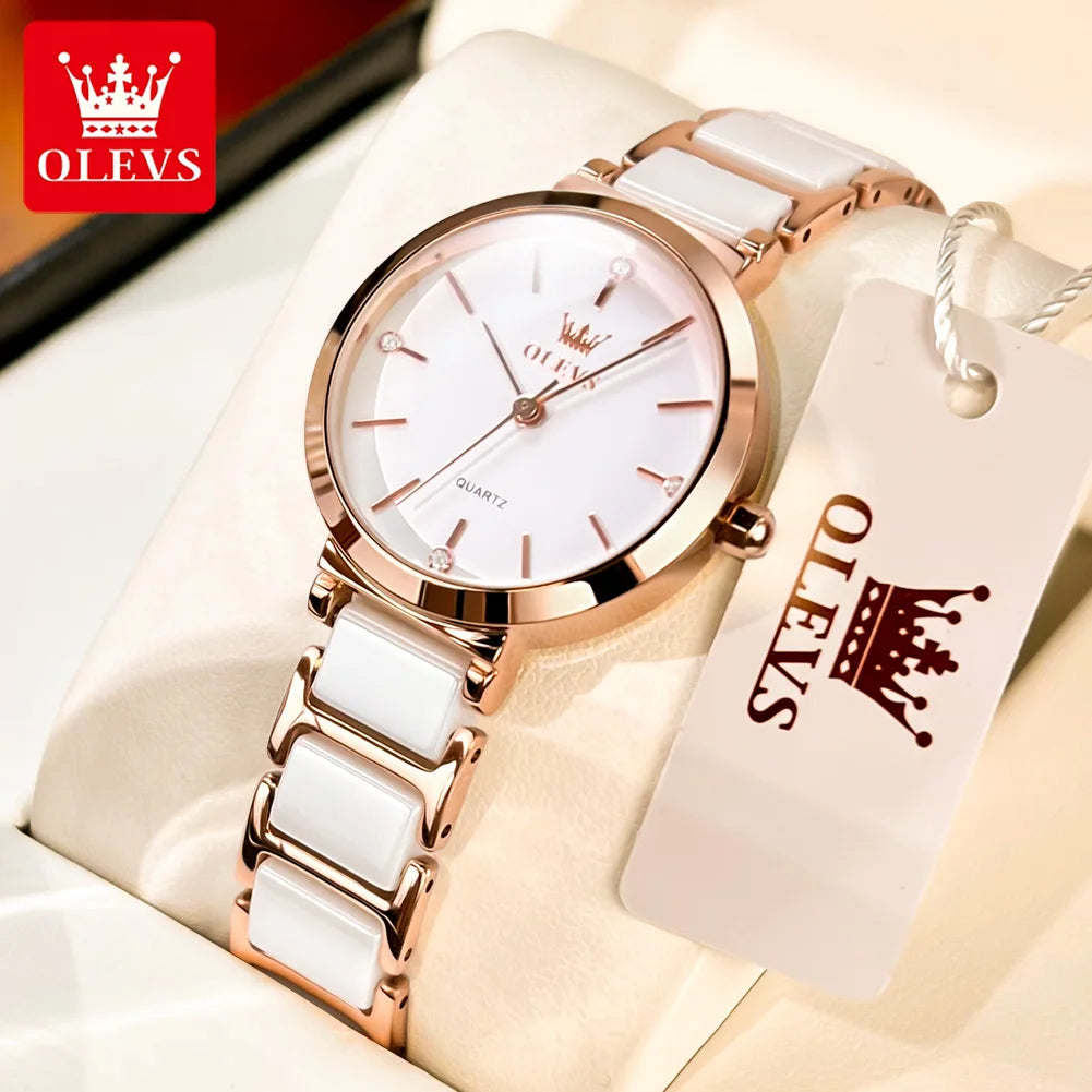 Montre-bracelet de luxe pour femme OLEVS - élégante et tendance
