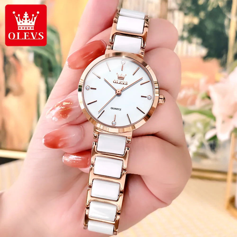 Montre-bracelet de luxe pour femme OLEVS - élégante et tendance
