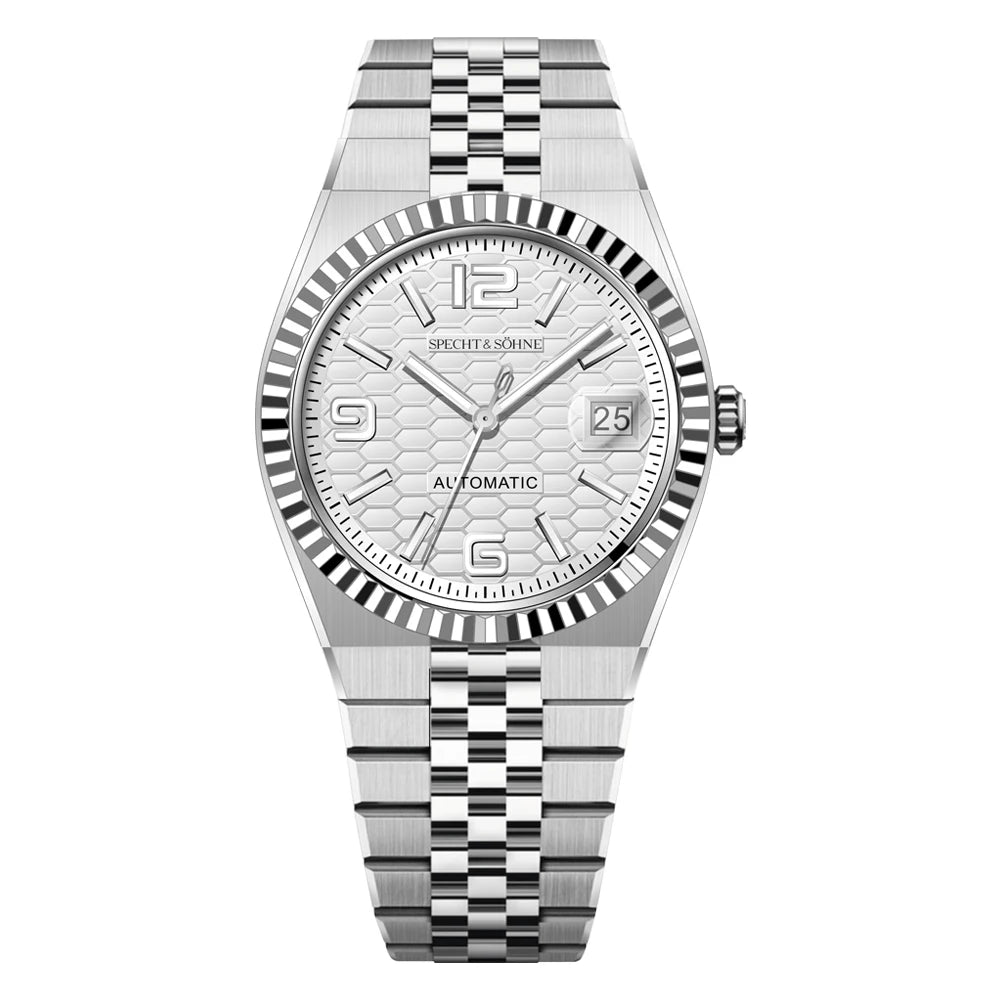 Montre Homme de Luxe Automatique – Acier Inoxydable & Verre Saphir | Étanche 50M, Design Élégant et Mécanisme Miyota