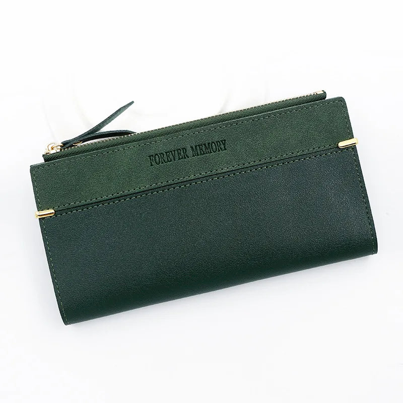 Portefeuille Long Femme Élégant – Cuir Doux, Multi-Rangements & Fermeture Sécurisée | Style Chic et Pratique