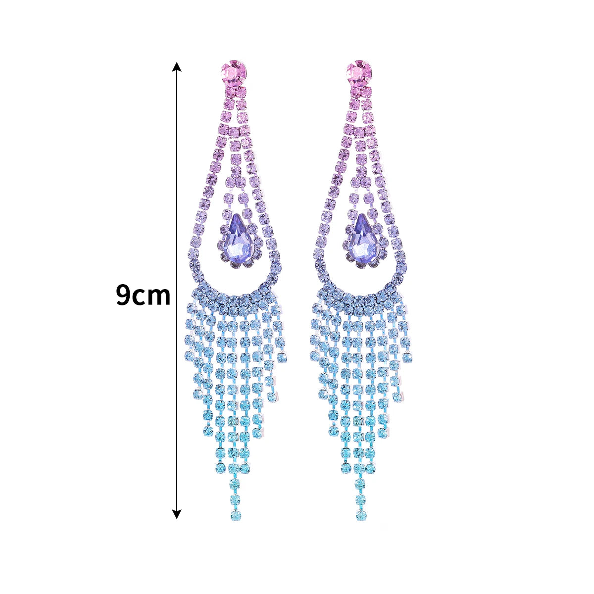 Boucles d’Oreilles Cristal Élégantes – Longues & Scintillantes | Spécial Soirée, Mariage & Événements – Le Monde de Cindy