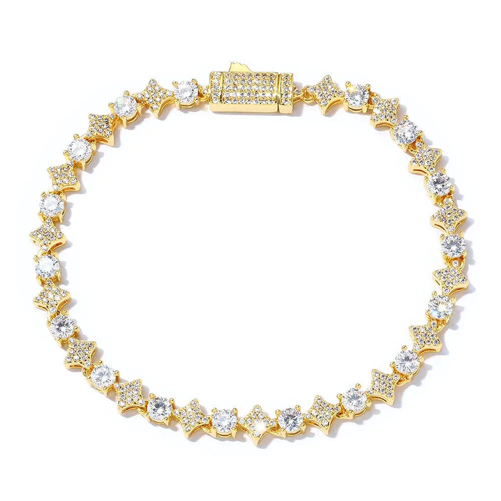 Bracelet Tennis Léger en Zircon Cubique – Bijou Mixte Élégant & Brillant | Style Luxe et Intempore