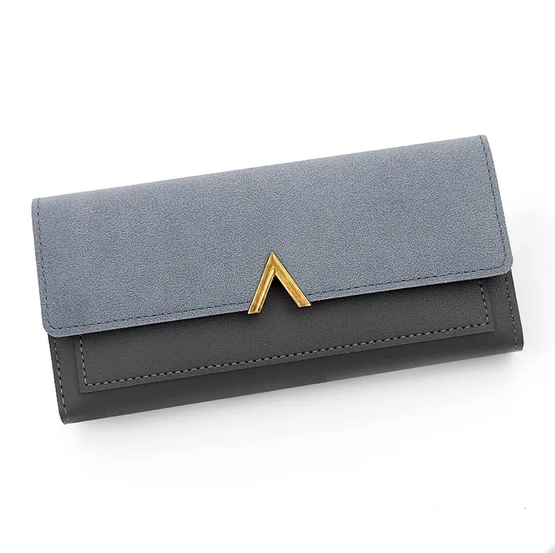 Portefeuille Long Femme Élégant – Cuir Doux, Multi-Rangements & Fermeture Sécurisée | Style Chic et Pratique