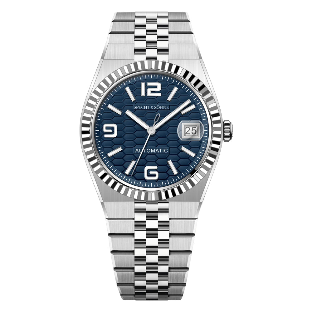 Montre Homme de Luxe Automatique – Acier Inoxydable & Verre Saphir | Étanche 50M, Design Élégant et Mécanisme Miyota